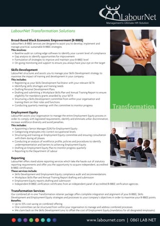 LabourNet Corporate Brochure | PDF