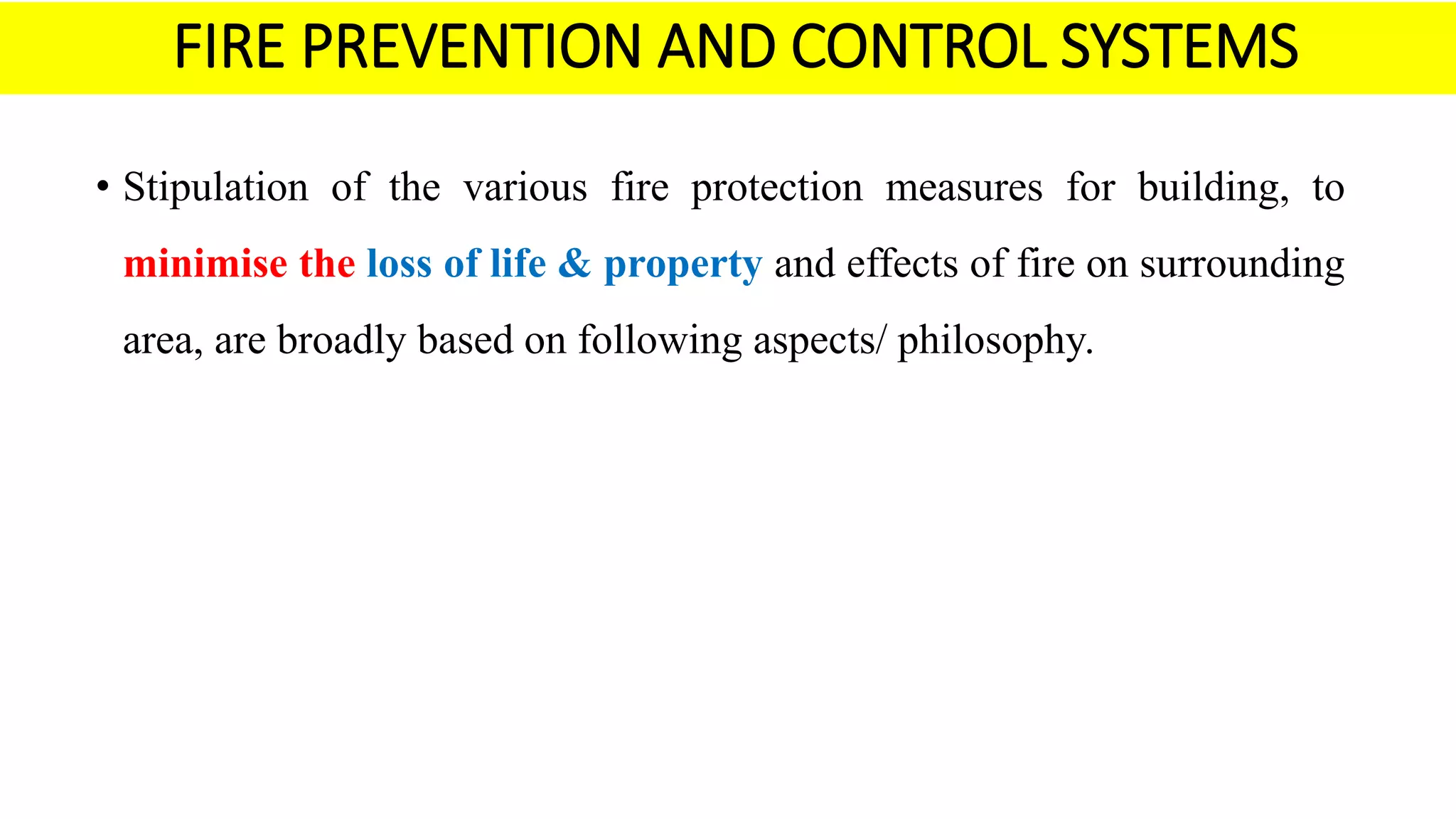 UNIT-V FIRE SAFETY INSTALLATION | PPTX
