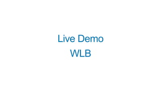Live Demo
   WLB
 