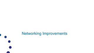 Networking Improvements
 