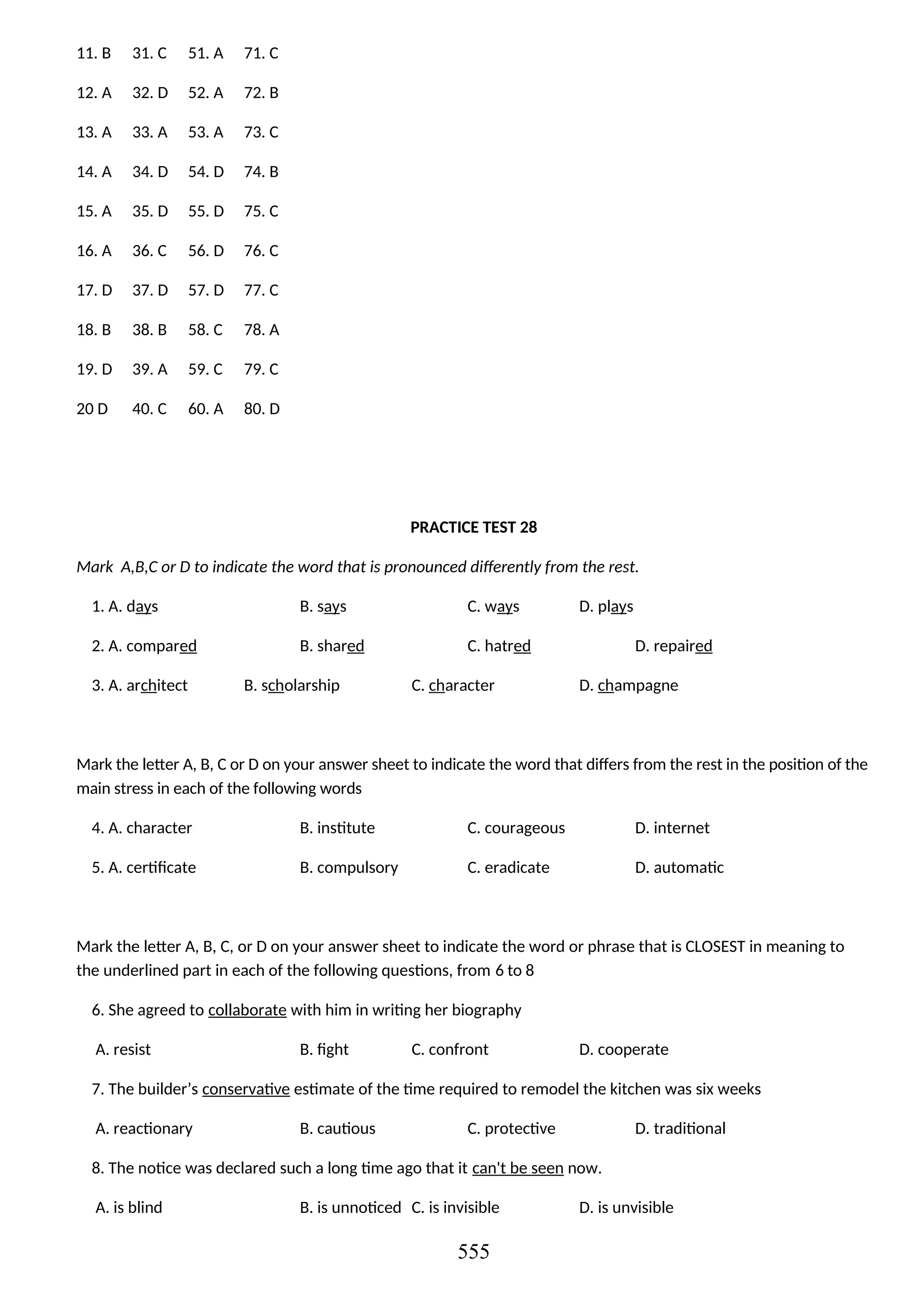 20 Chuyên đề tiếng anh ôn thi THPTQG 2020 .docx