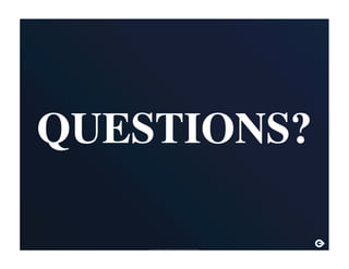 Continuuity Proprietary and Confidential
QUESTIONS?
 