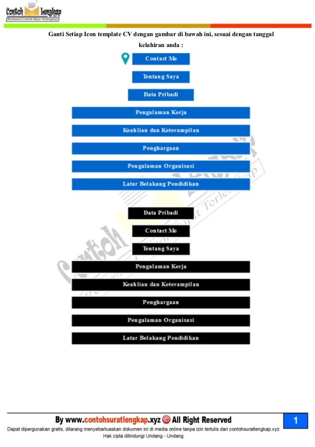 Contoh CV Kreatif dan Menarik Perhatian HRD