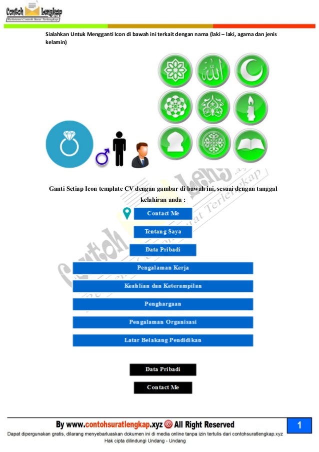 Contoh CV Kreatif dan Menarik Perhatian HRD