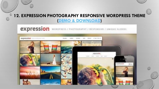 chocolate photography responsive theme Creative WordPress Template Photography 20 Best