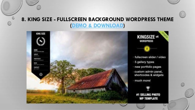 theme portfolio download photography - fullscreen division Template Photography WordPress Creative 20 Best
