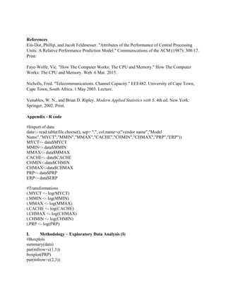 Evaluating CPU Performance | PDF