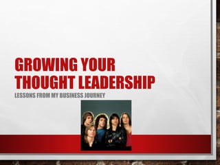 Facebook Traffic + Growing Your Thought Leadership