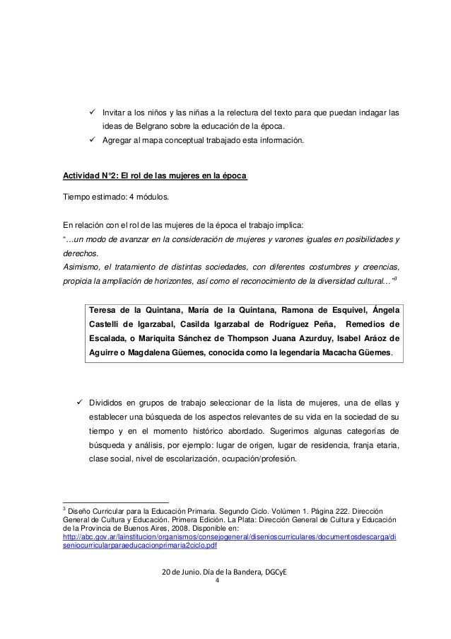 20 De Junio Dia De La Bandera Propuesta Para El Aula