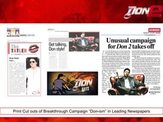 Don 2 Movie Marketing Calendar | PPTX