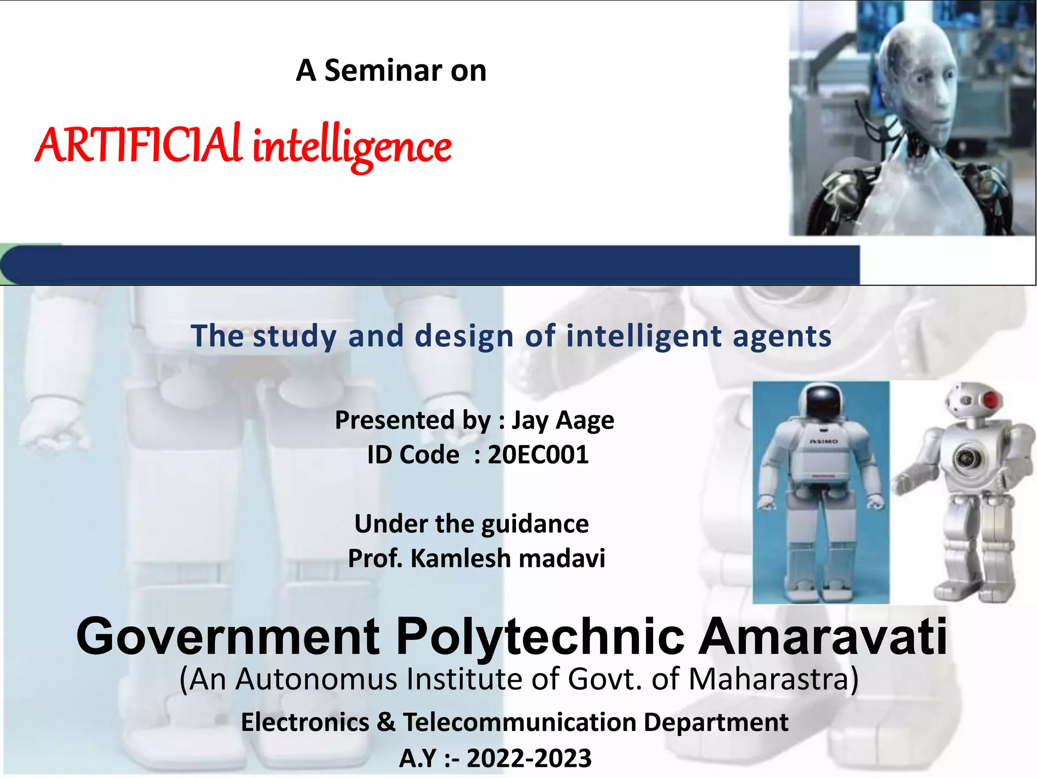 Artificial intelligence presentation | PPT