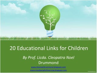 20 Educational Links for Teachers