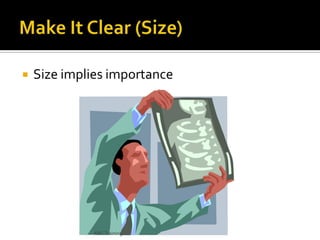 

Size implies importance

ABC Training

 