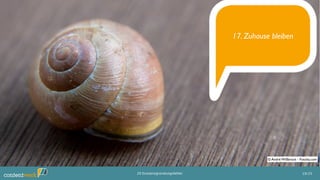 17. Zuhause bleiben
19/2520 Existenzgründungsfehler
© André Wißbrock - Fotolia.com
 