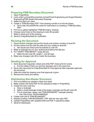 Document Control Process Projectwise Document Control Process Guide (1) | PDF