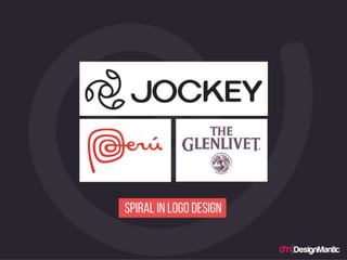 Spiral in logo design.
 