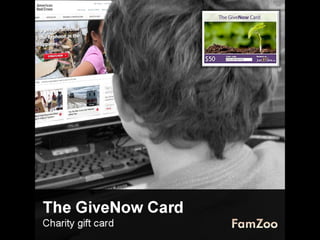 The GiveNow Card
Introduce your child to philanthropy with the GiveNow Card from JustGive.org. You choose the value of the...