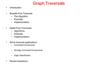 Comprehensive Guide to Graph Traversal Algorithms and Applications | PPT