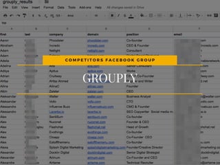 GROUPLY
C O M P E T I T O R S F A C E B O O K G R O U P
 