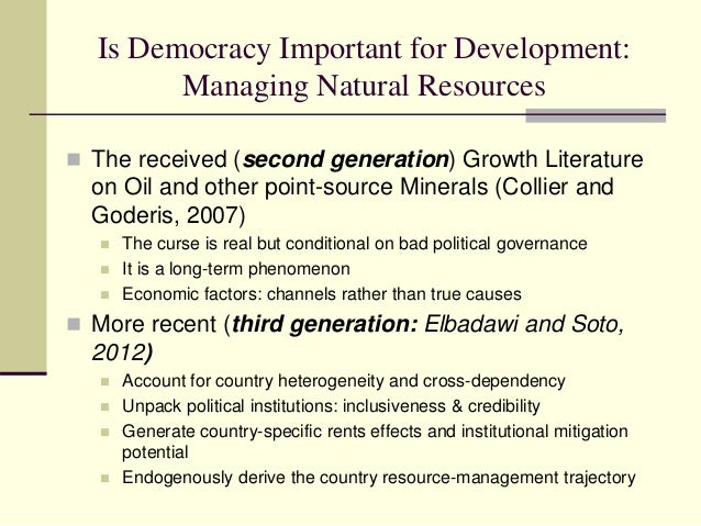 Democracy And The Curse Of Natural Resources Democracy And The Curse Of Natural Resources