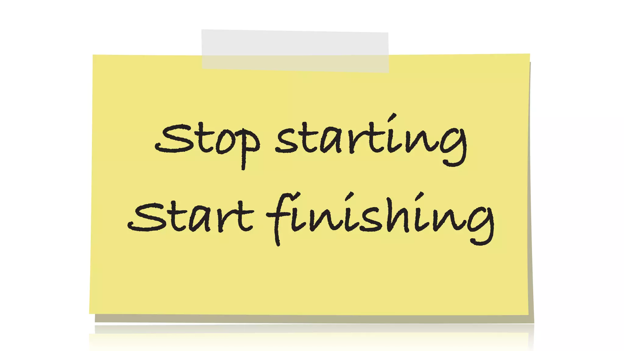 WIP too high
=
work idle
WIP too low
=
people idle
Stop starting
Start finishing
 