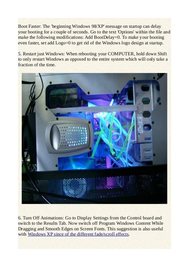 20 ideas to keep your pc and laptop quicker