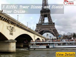 3.Eiffel Tower Dinner and Sienne
River Cruise

Image courtesy - Flickr

View Details

 