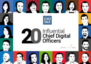 Influential
Chief Digital
Officers
DATA BY
TALK
CXO
 