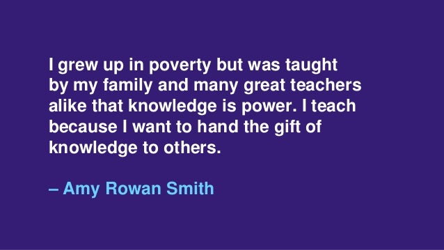 why you want to teach