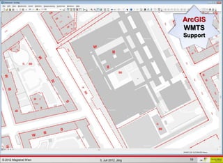 GDI - ViennaGIS®

                                                 ArcGIS
                                                 WMTS
                                                 Support




© 2012 Magistrat Wien       5. Juli 2012, Jörg     19
 
