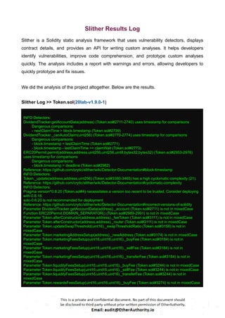 20Lab – Smart Contract Security Audit Report by EtherAuthority | PDF