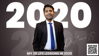 MY 20 LIFE LESSONS IN 2020
 