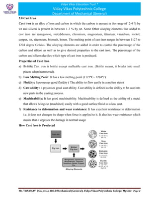 Materials for Engineering Unit II