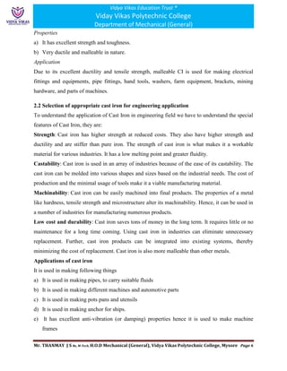 Materials for Engineering Unit II