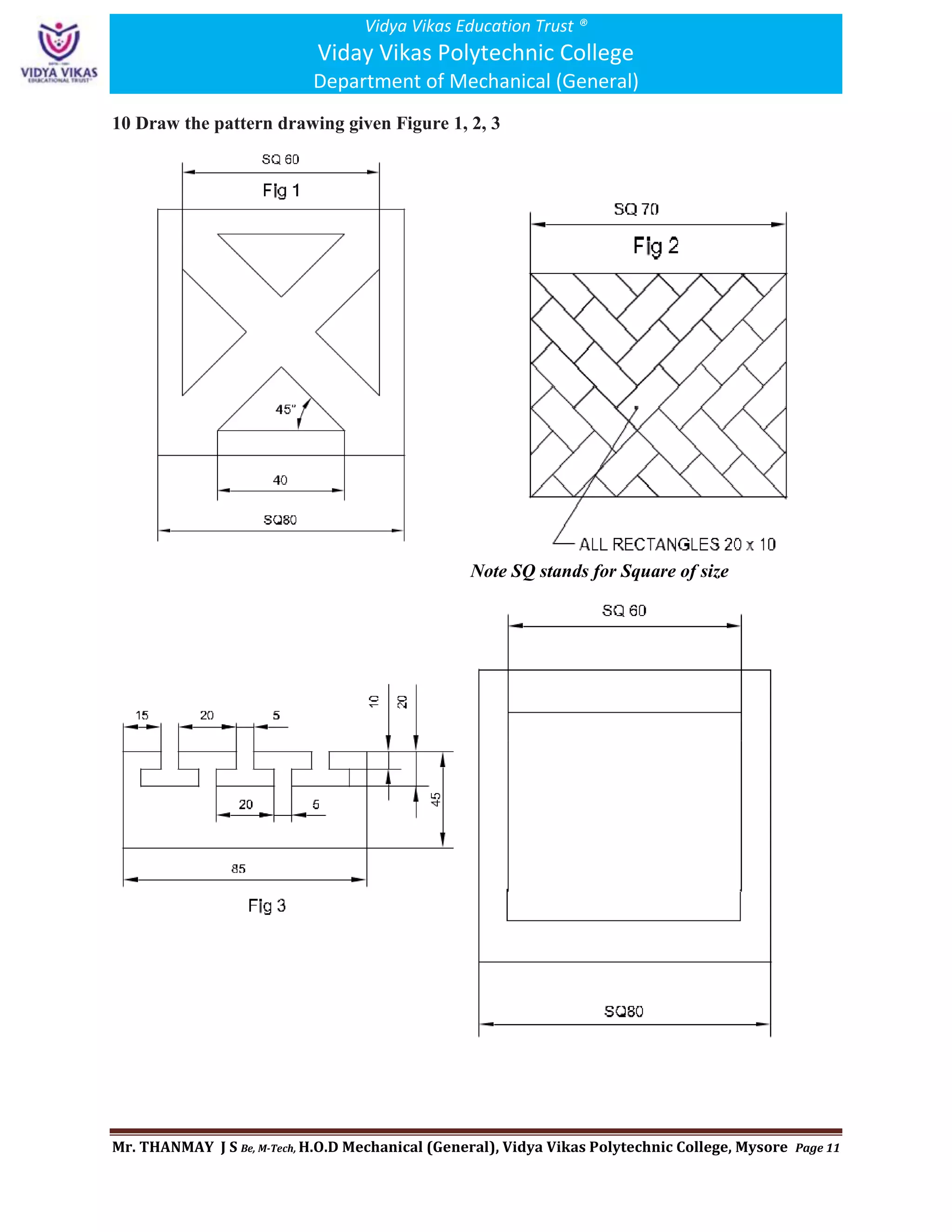 Computer Aided Engineering Drawing 20ME12P DTE Karnataka