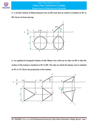 Computer Aided Engineering Drawing 20ME12P Unit – 02 Part 03 ...