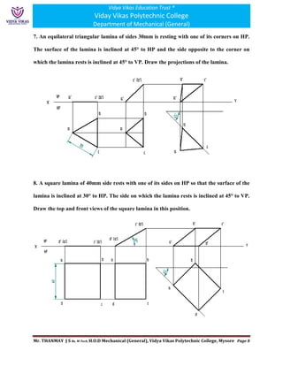 Computer Aided Engineering Drawing 20ME12P Unit – 02 Part 03 ...