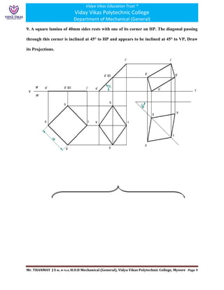 Computer Aided Engineering Drawing 20ME12P Unit – 02 Part 03 ...