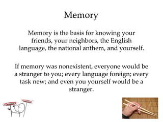 Introductory Psychology: Memory | PPTX