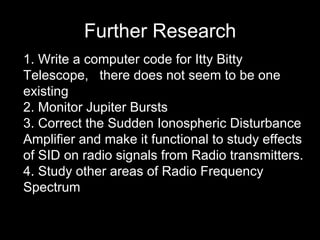 20 m hz radio telescope with in phased dipole antenna | PDF