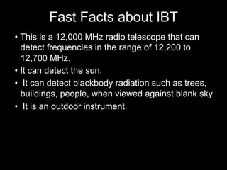 20 m hz radio telescope with in phased dipole antenna | PDF