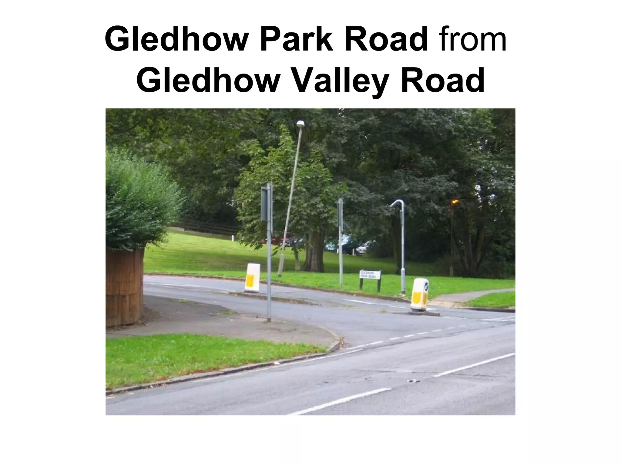 Gledhow Park Road  from  Gledhow Valley Road 