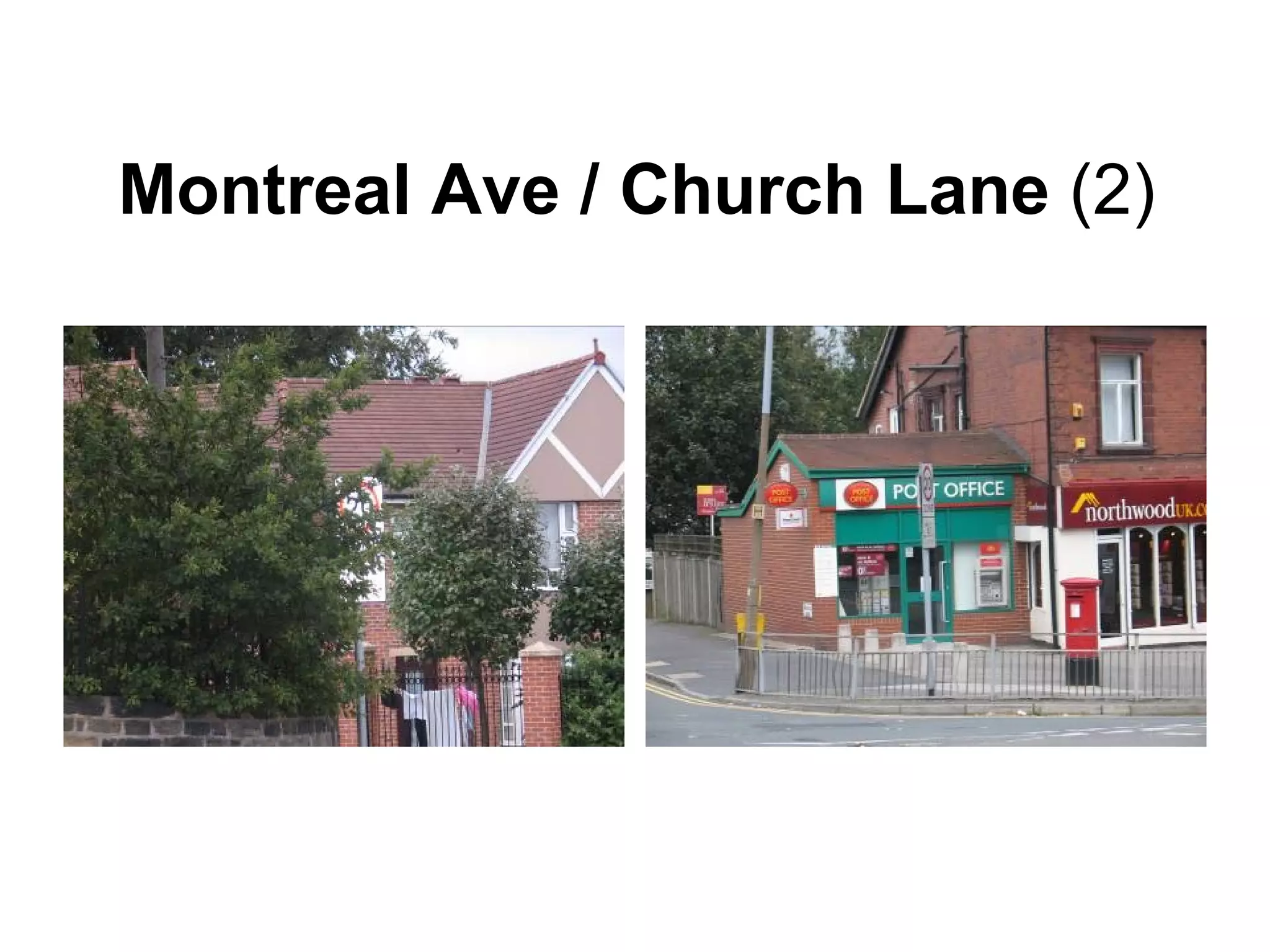 Montreal Ave / Church Lane  (2) 