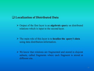 Query processing in Distributed Database System | PPT