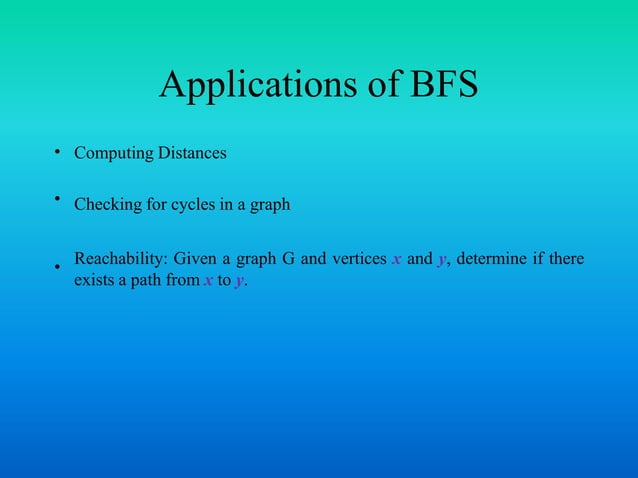 BFS & DFS in Data Structure | PPTX | Search | Internet