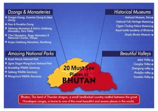 20 Must See Places in Bhutan