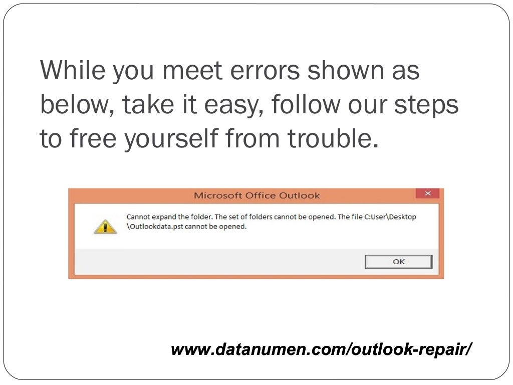 3 methods to fix outlook error cannot expand the folder 