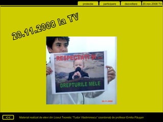 20.11.2008 la TV 
