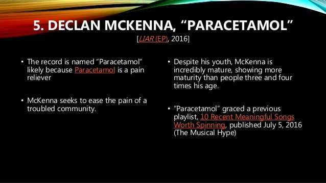 paracetamol lyrics 20 Released the Notable Years Songs Five Last in LGBT