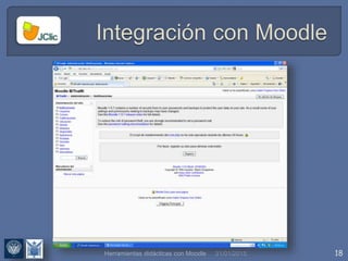 31/01/2015 18Herramientas didácticas con Moodle
 